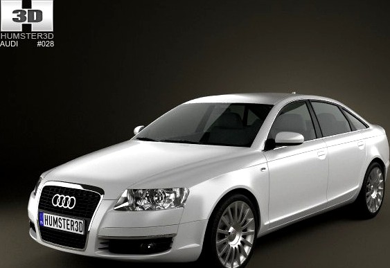 Audi A6 Saloon 2005 3D Model