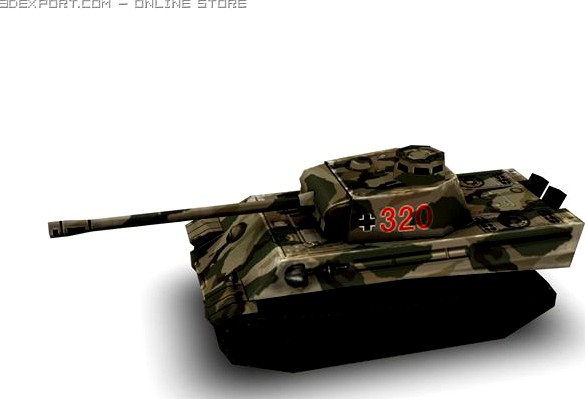 WW2 PanzerV tank 3D Model