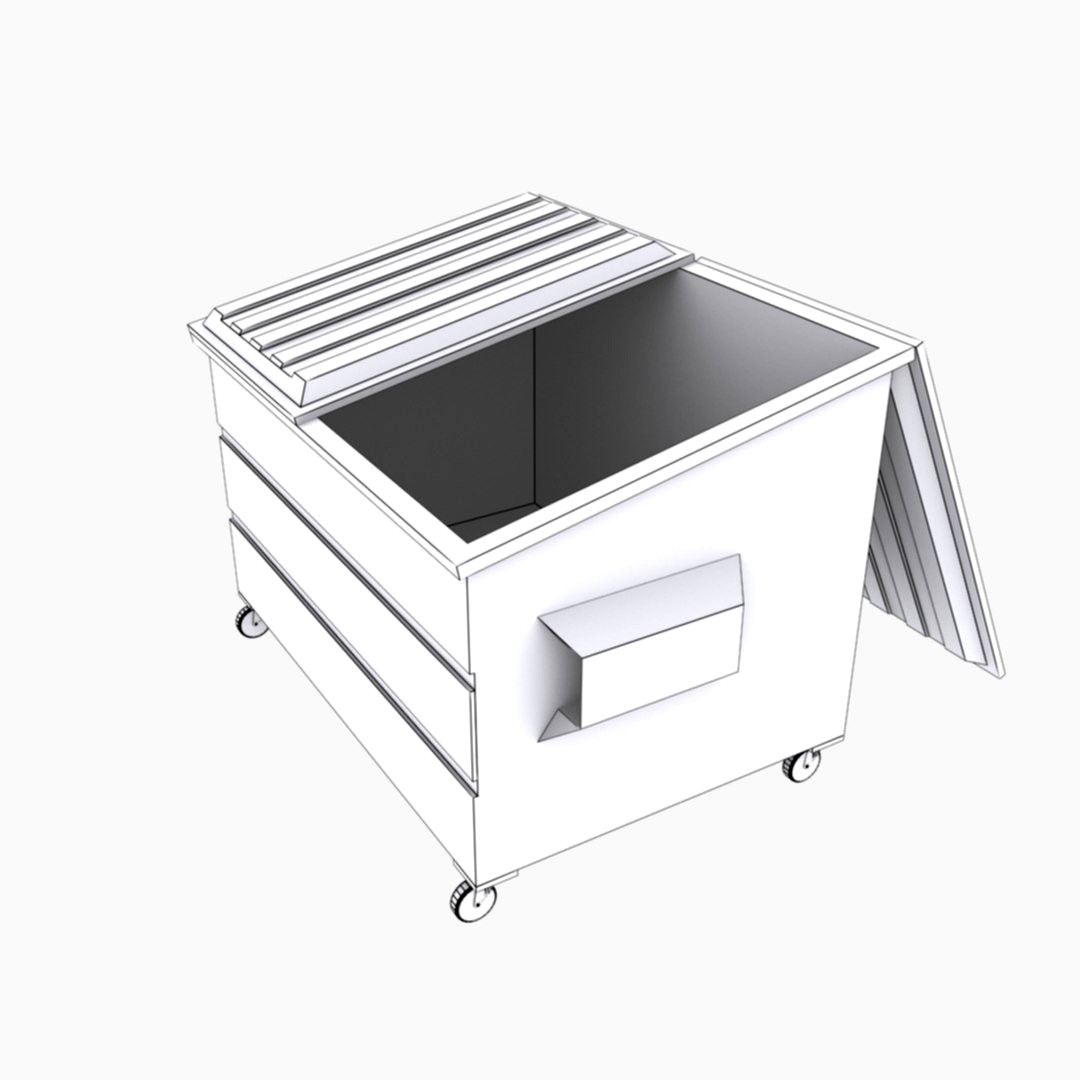 Low Poly Dumpster