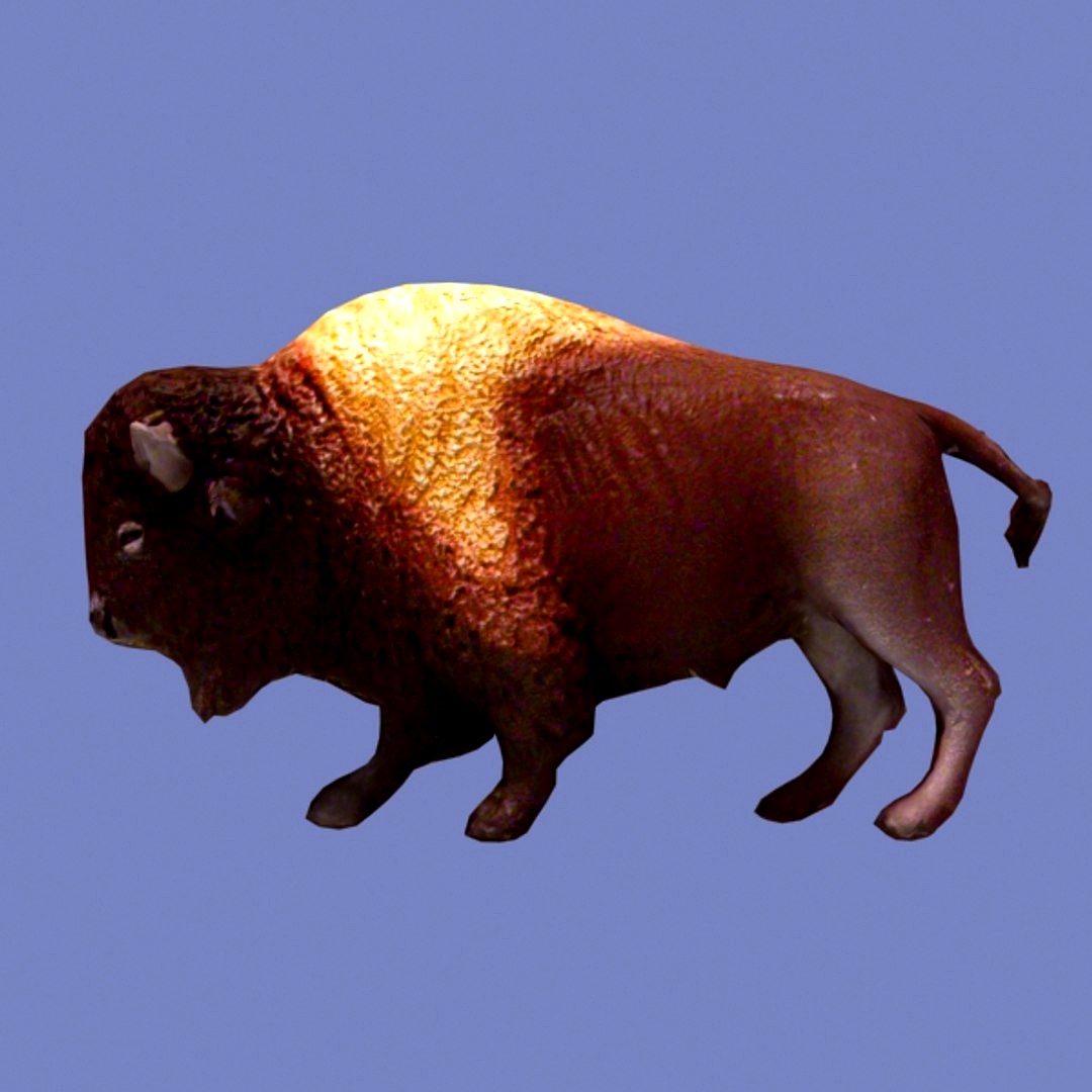 Bison Low Poly