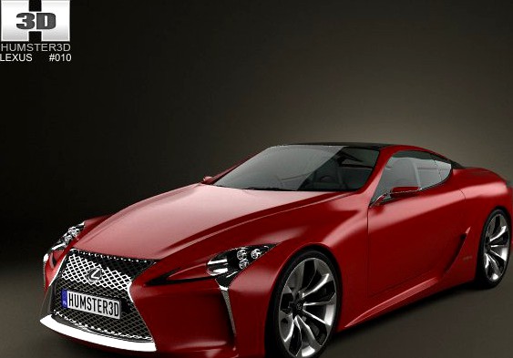 Lexus LF LC 2012 3D Model