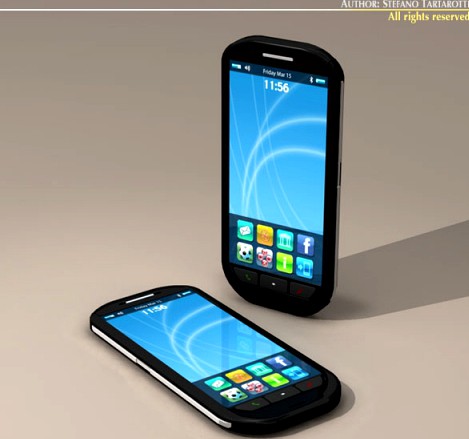 Smartphone 3D Model