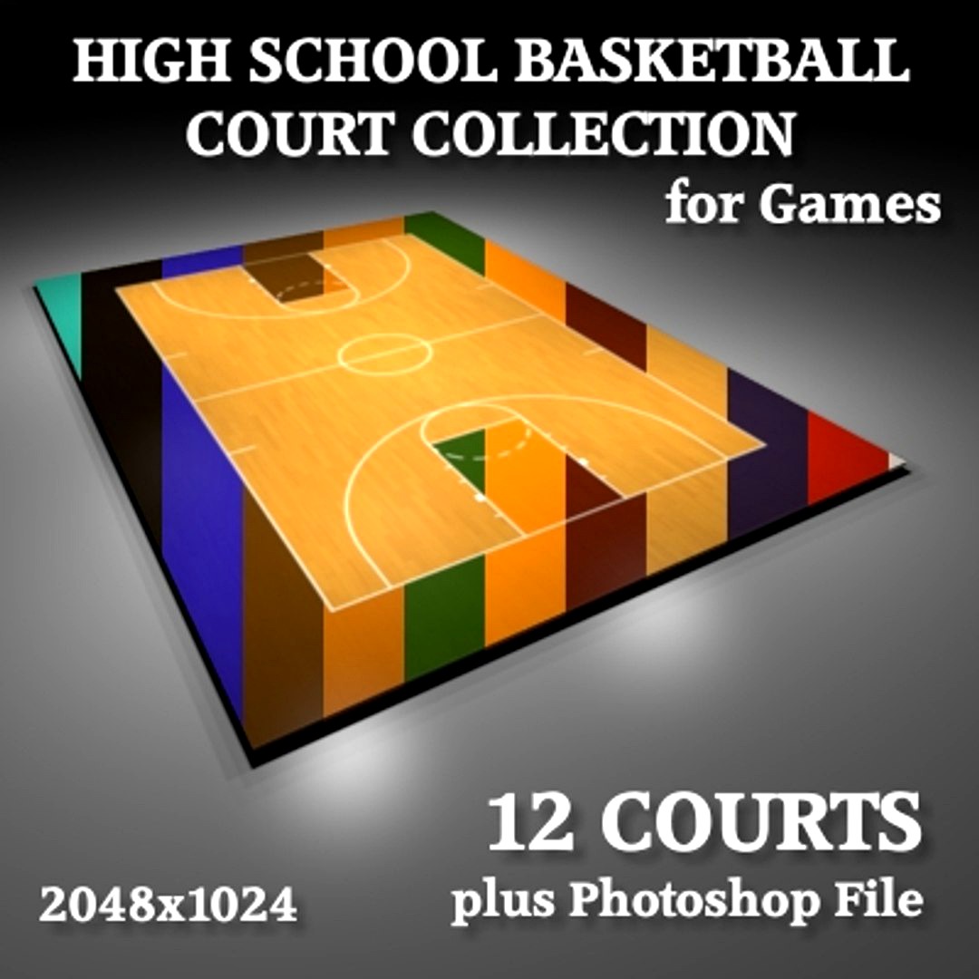 High School Basketball Courts