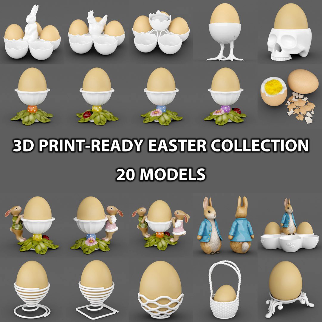 20 Easter Theme Models
