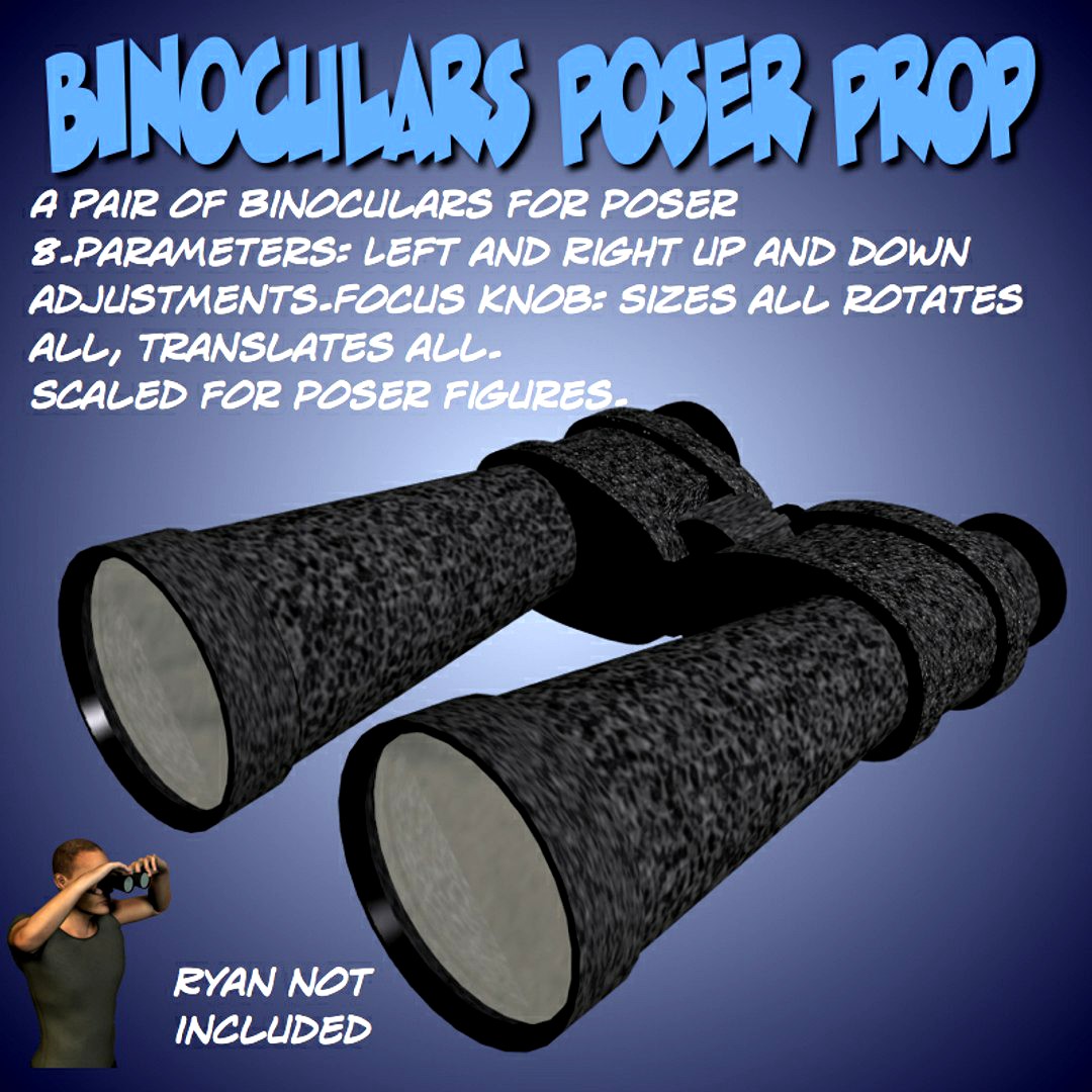 Binoculars Poser Prop