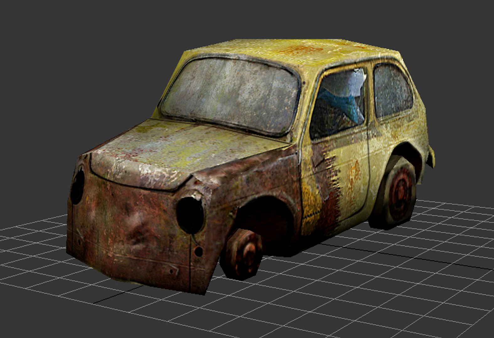 rusty car