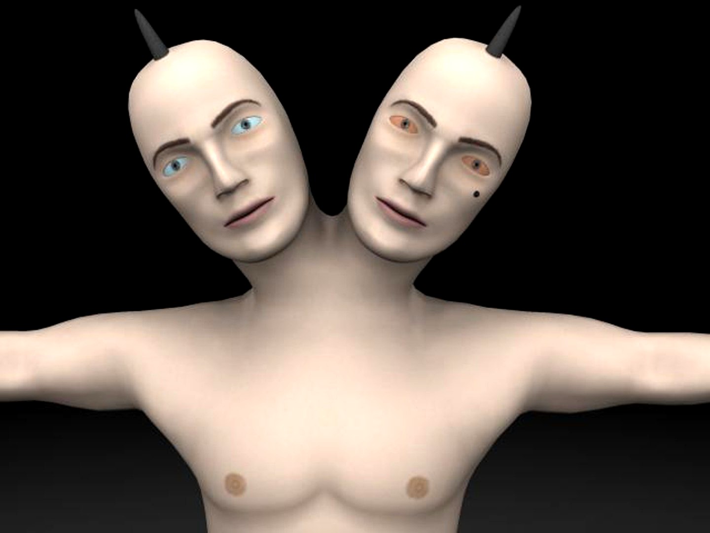 Two Faces Man