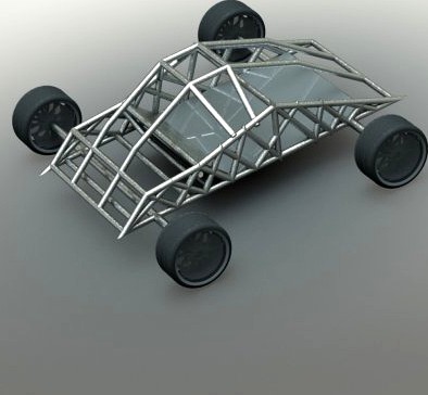 Dirt Car 3D Model