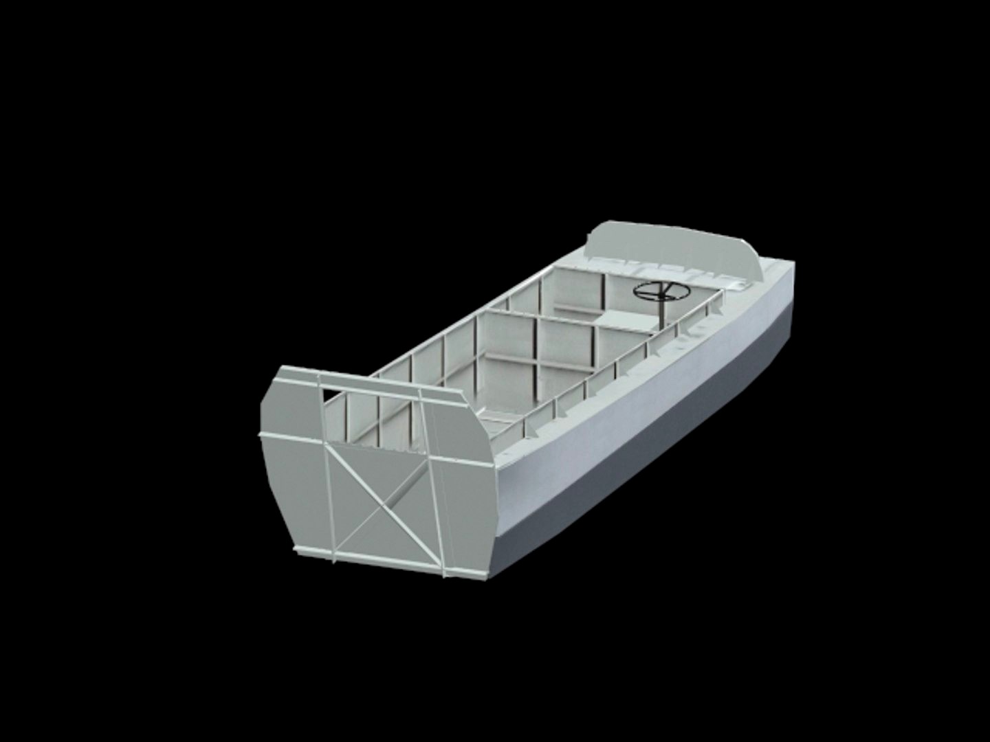 LCVP02 Landing Craft / Personnel -Type 2 / WITHOUT Guns and Tubs , by Xacta  3D models