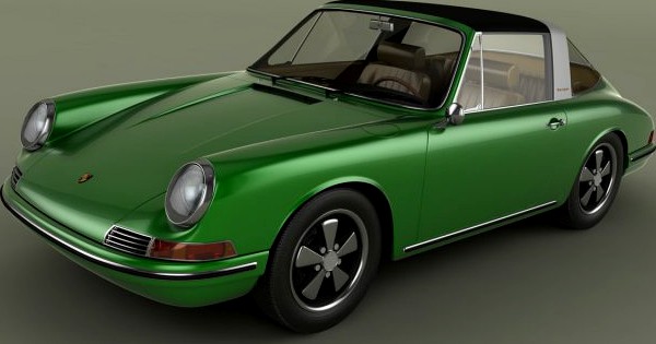 Porsche 911 Targa 3D Model