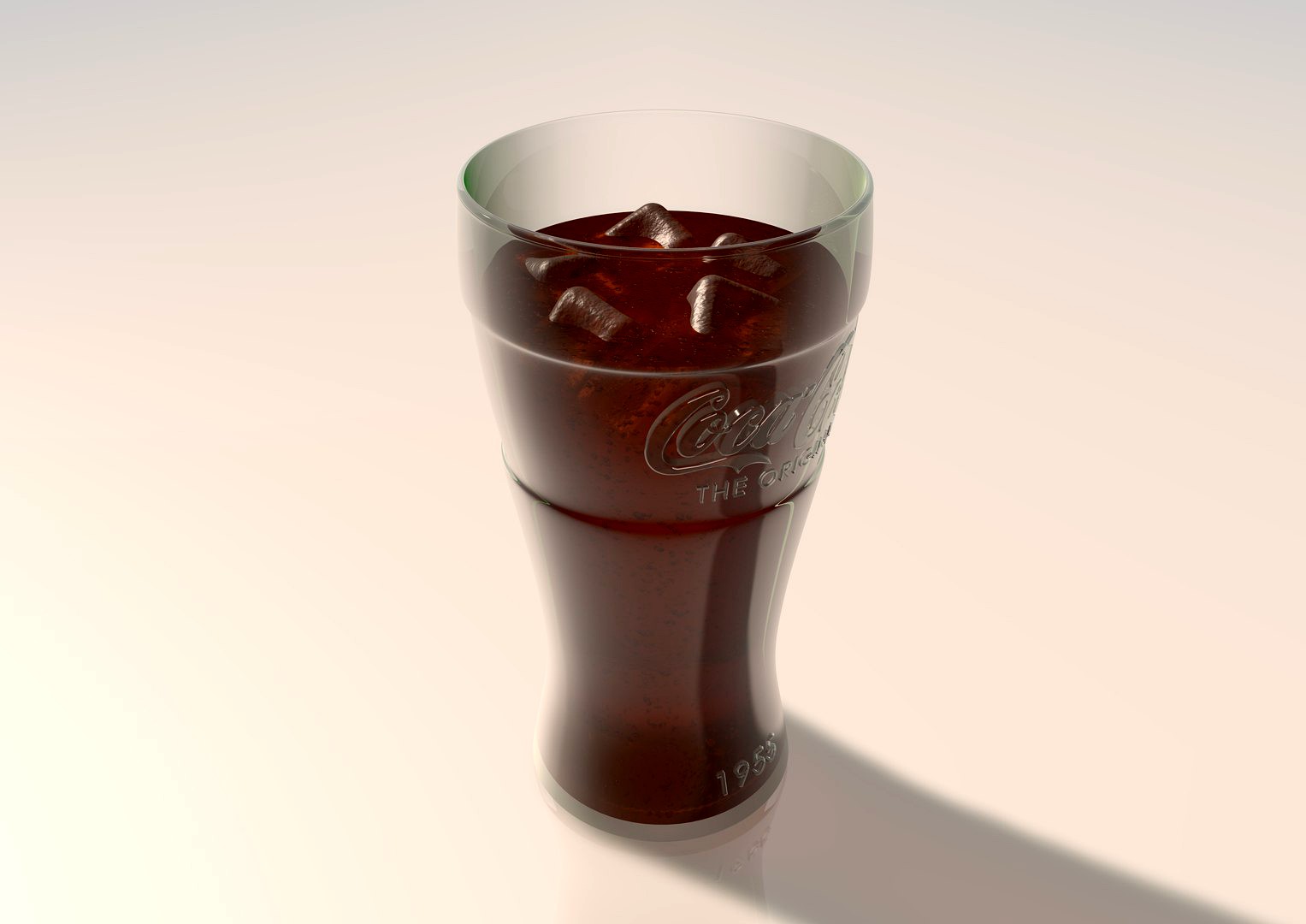 1955 Coke Glass