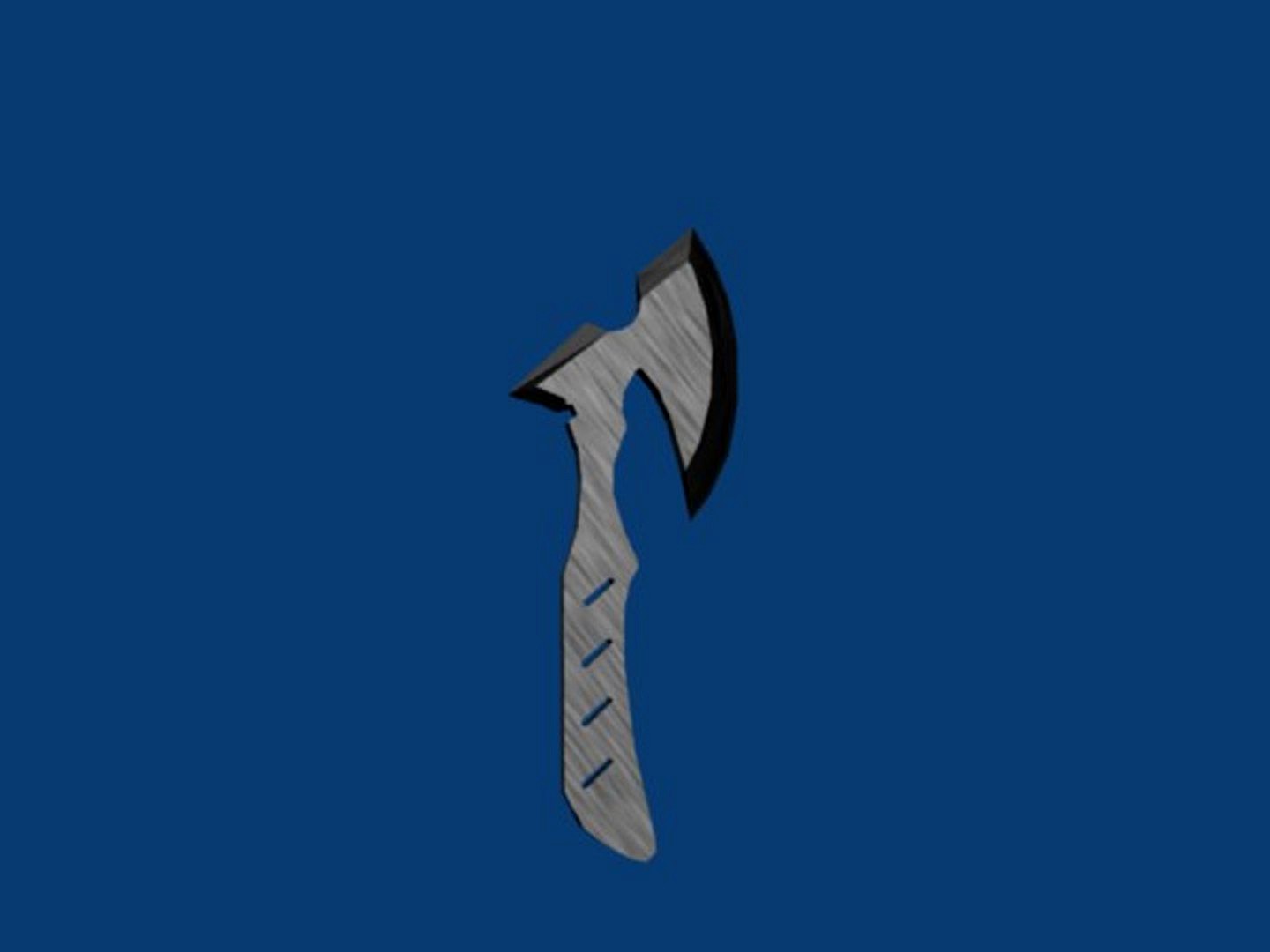 Low Poly Throwing Axe