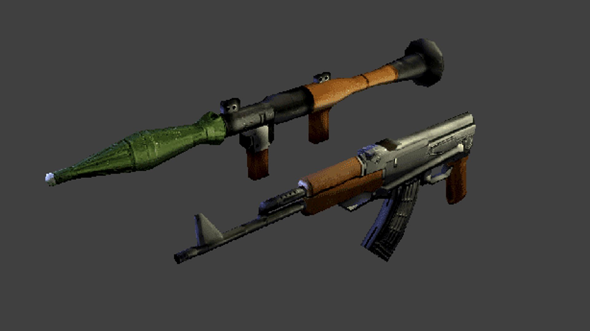 AK47 and RPG