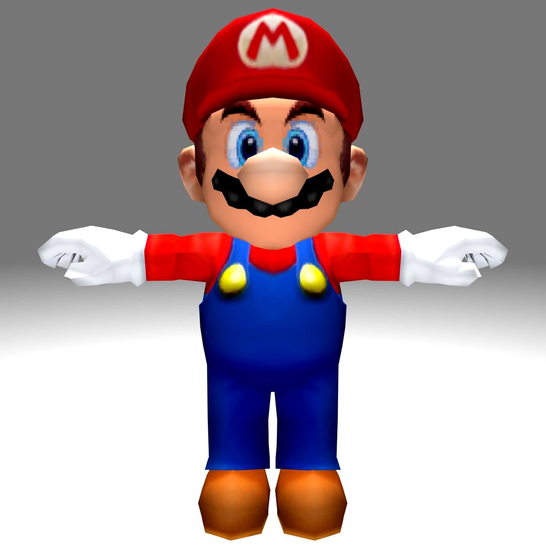 Mario Bros Low Poly