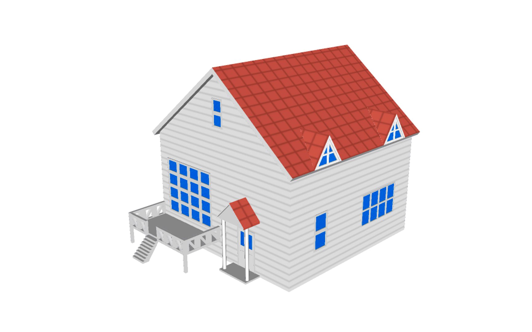 Pallet Town Ash"s House 3d model