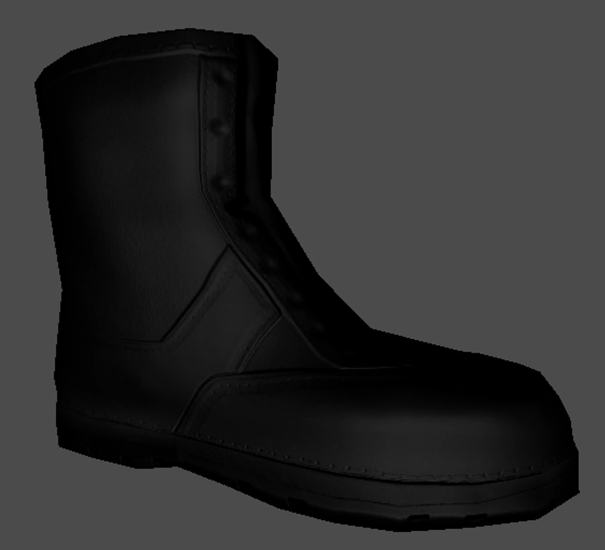 Lowpoly Boot Shoes