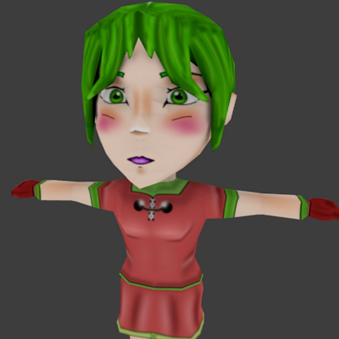 Chibi Girl Character