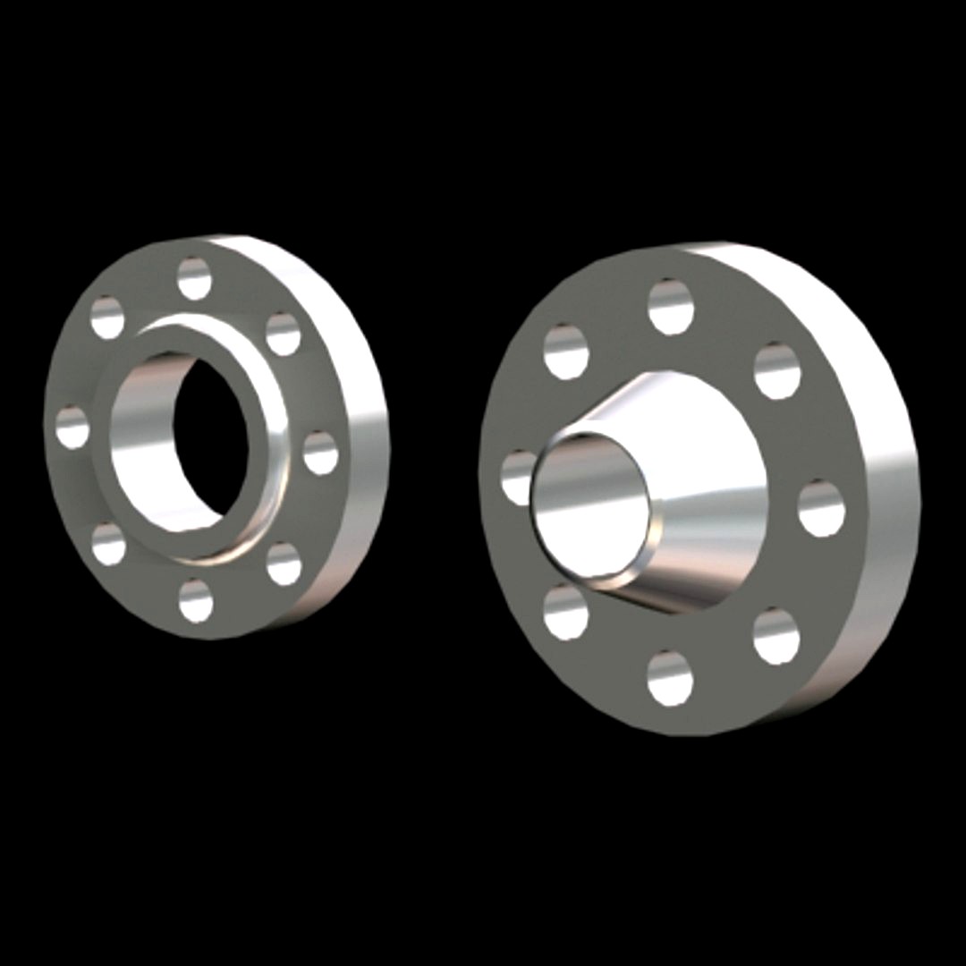 Samples of Pipe Flanges I have for sale on Turbo Squid