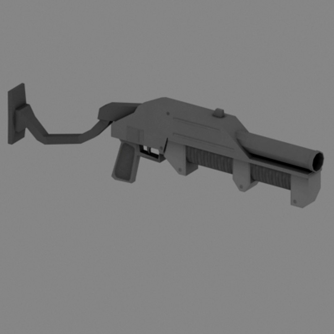 Grenade Launcher - low polygon count