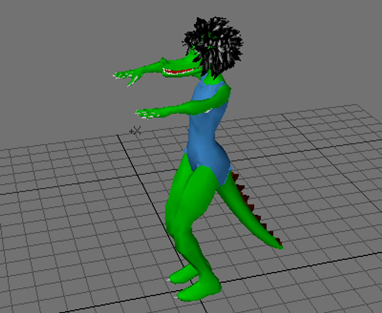 Alligator girl