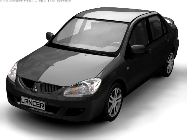 2004 Mitsubishi Lancer 3D Model