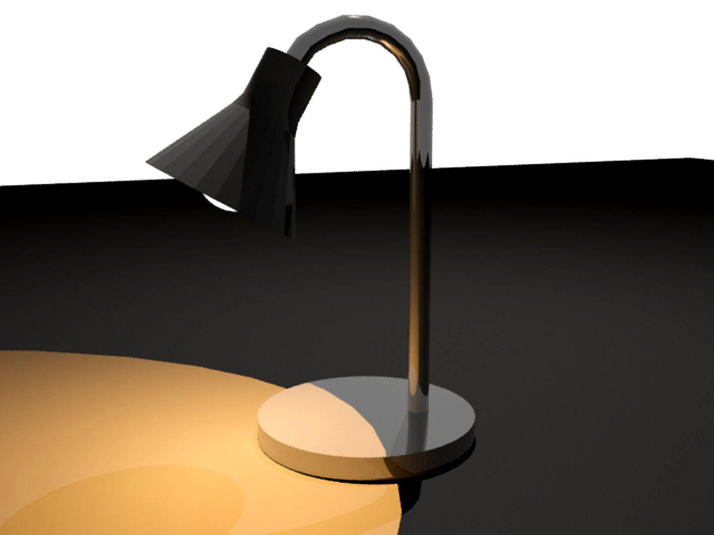 Satin Chrome Desk Lamp