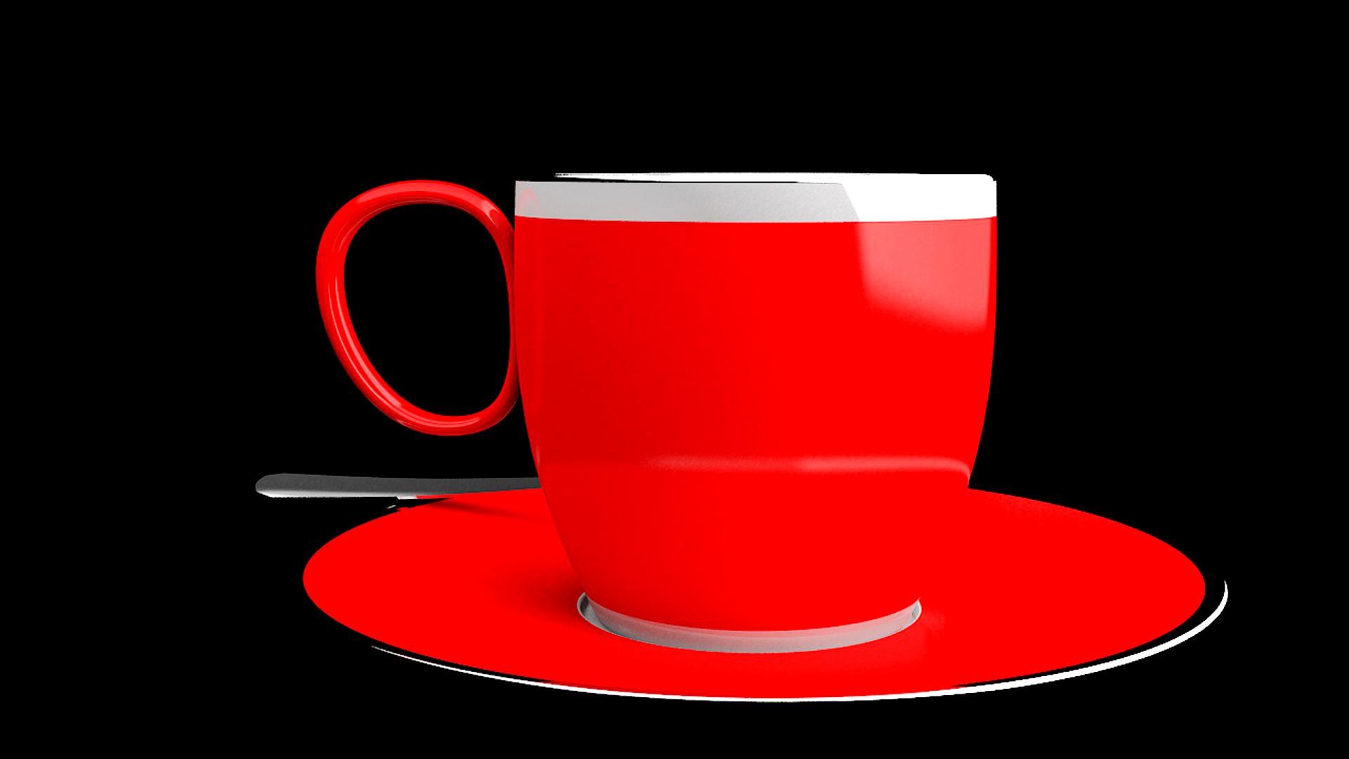 Ceramic Red Cup