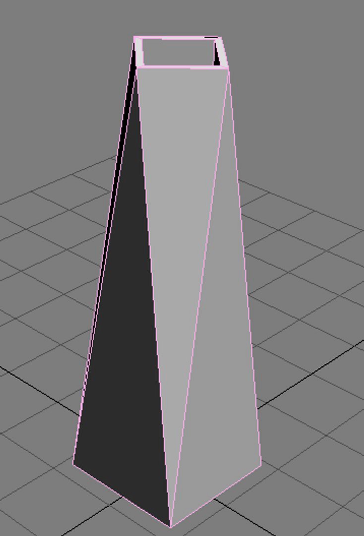 Square vase