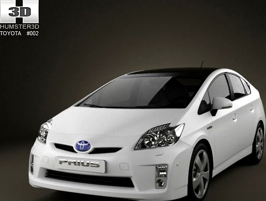 Toyota Prius 2010 3D Model