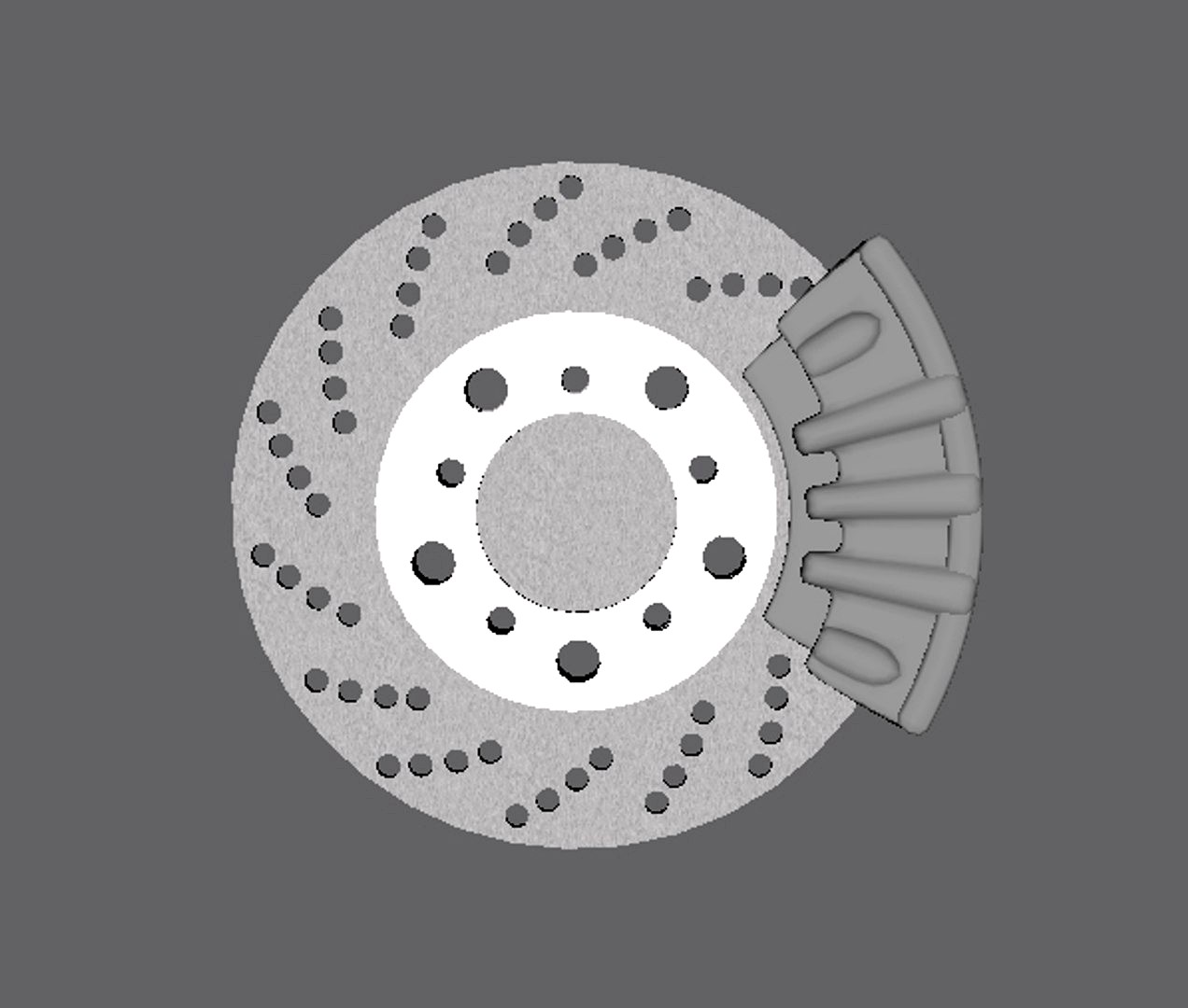 brake disk and pad.gmax