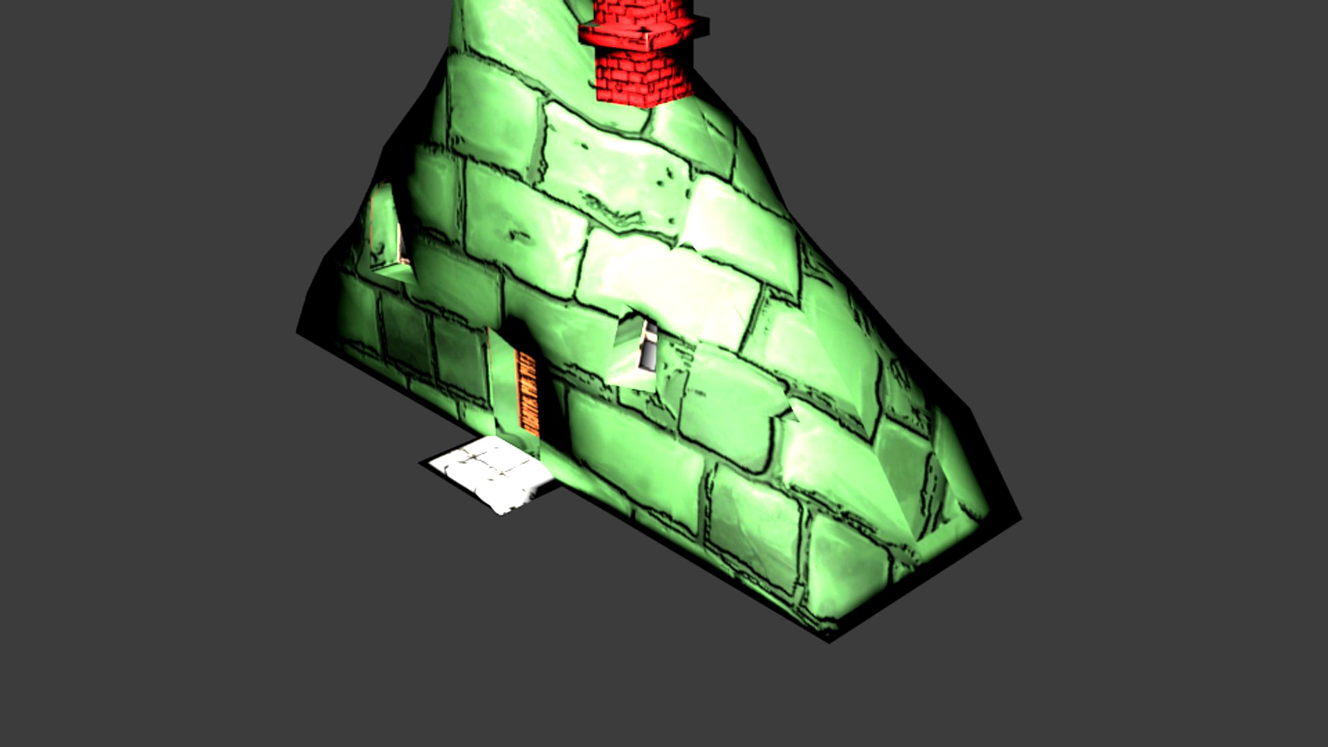 Spooky Triangle House