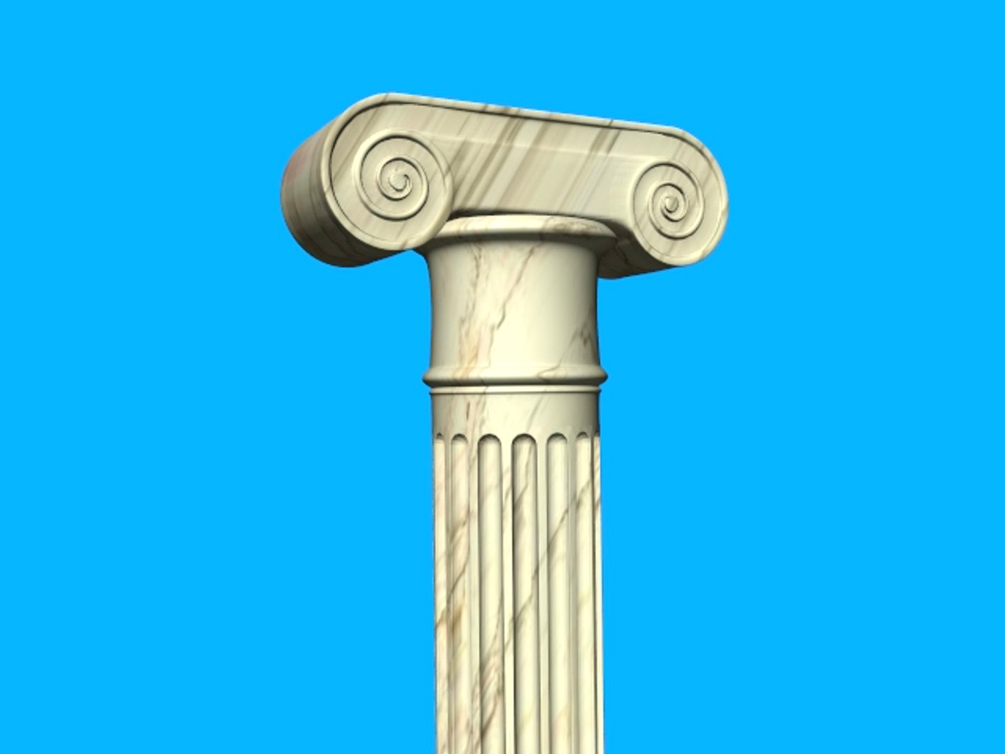 Greek Ionic Column