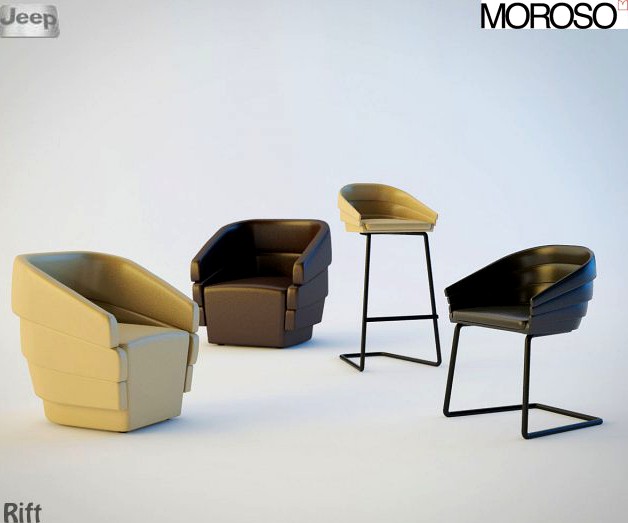 Morosso Rift Chair 3D Model