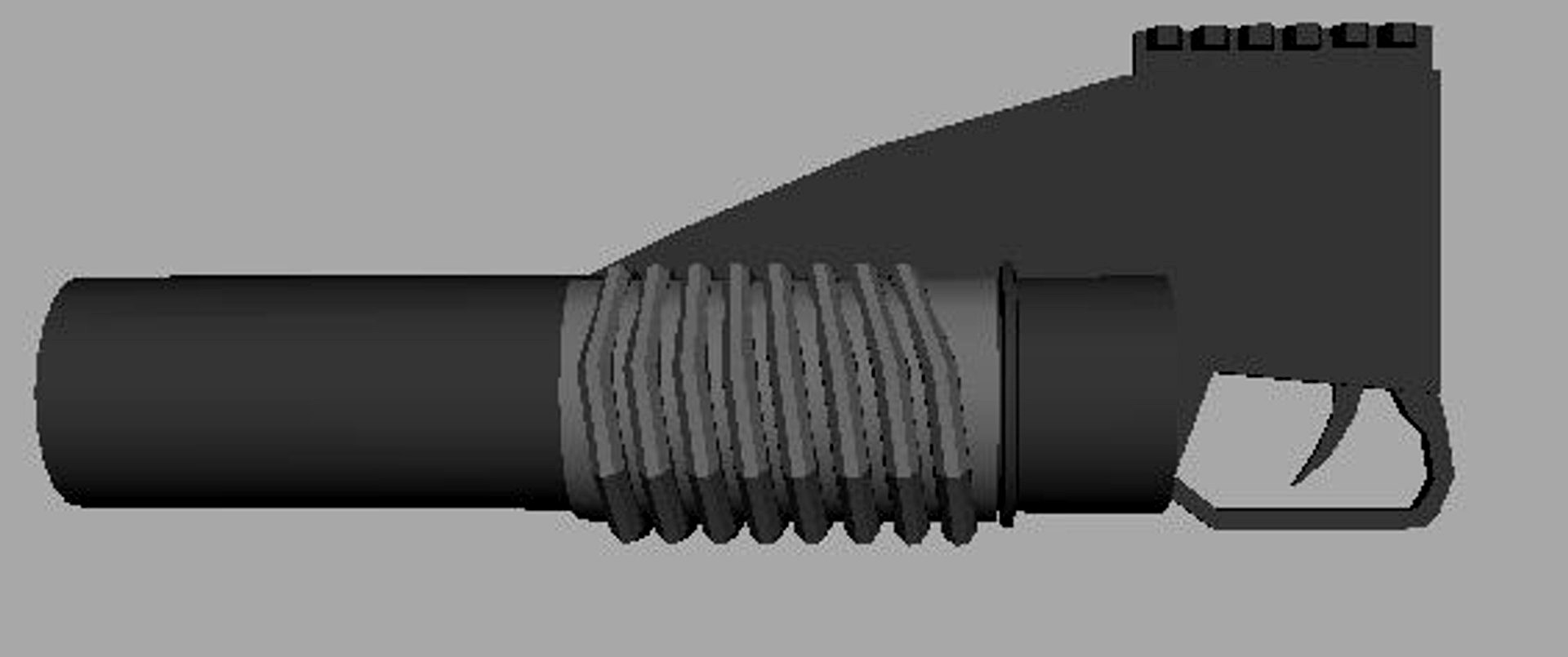 Undermount grenade launcher