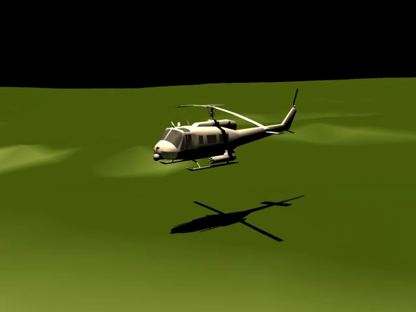 Uh-1 + terrain