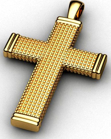 Cross pendent 3D Model