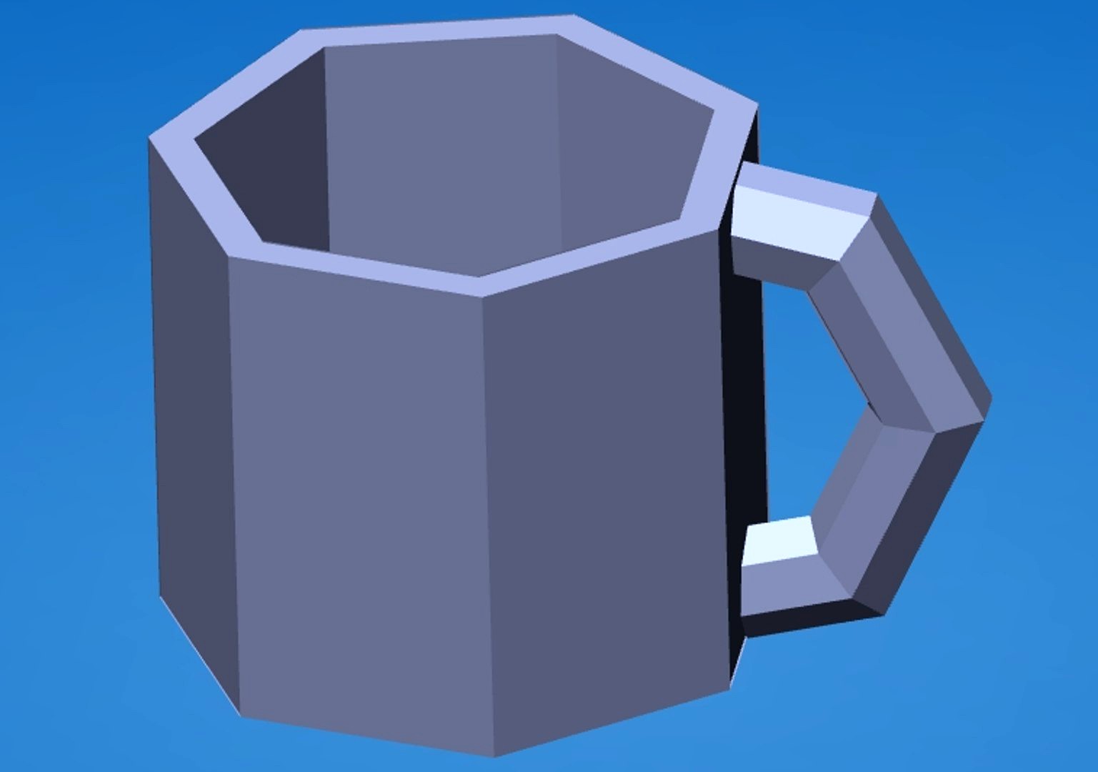 hex coffee cup