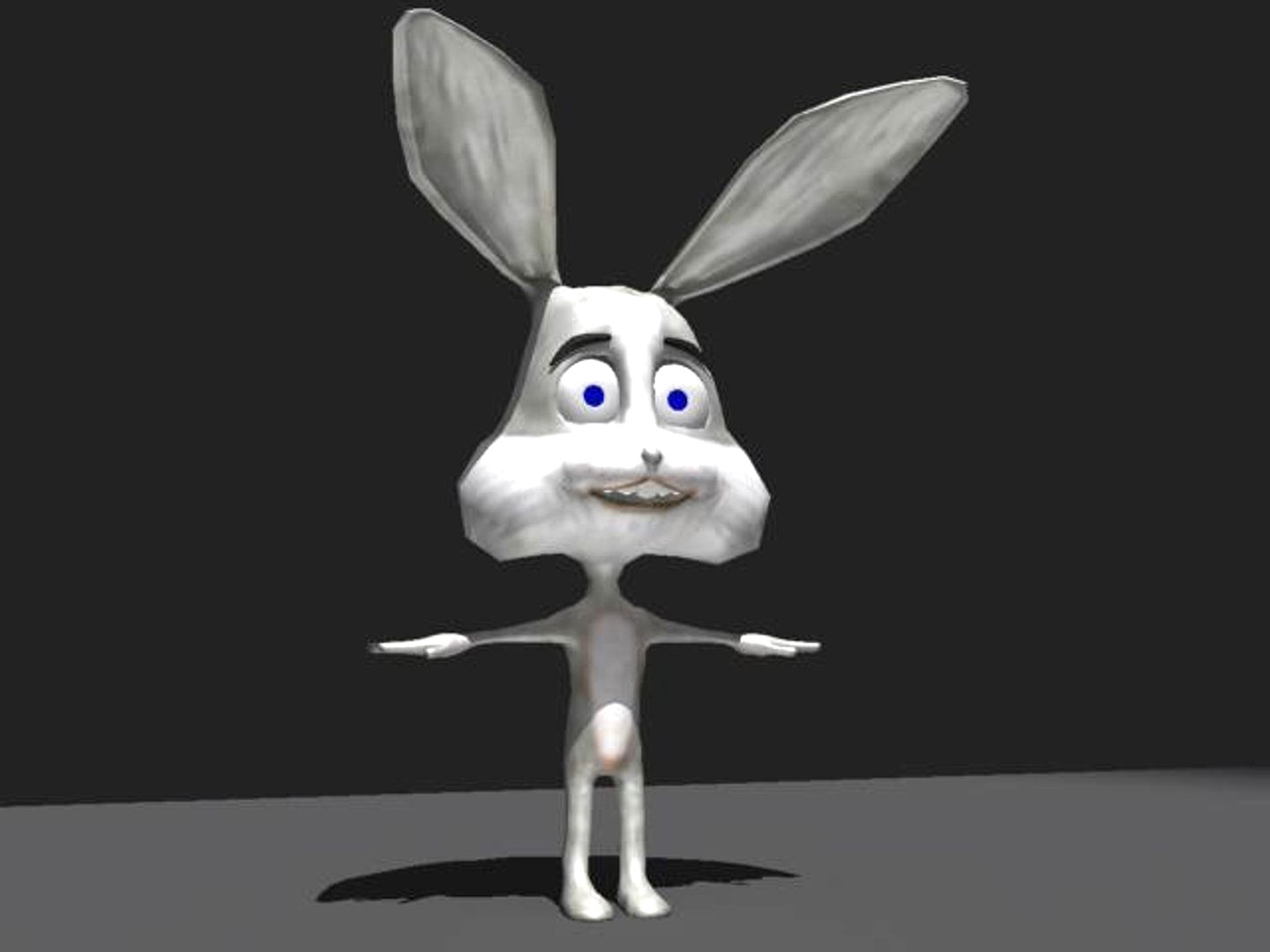 CARTOON RABBIT 3d model