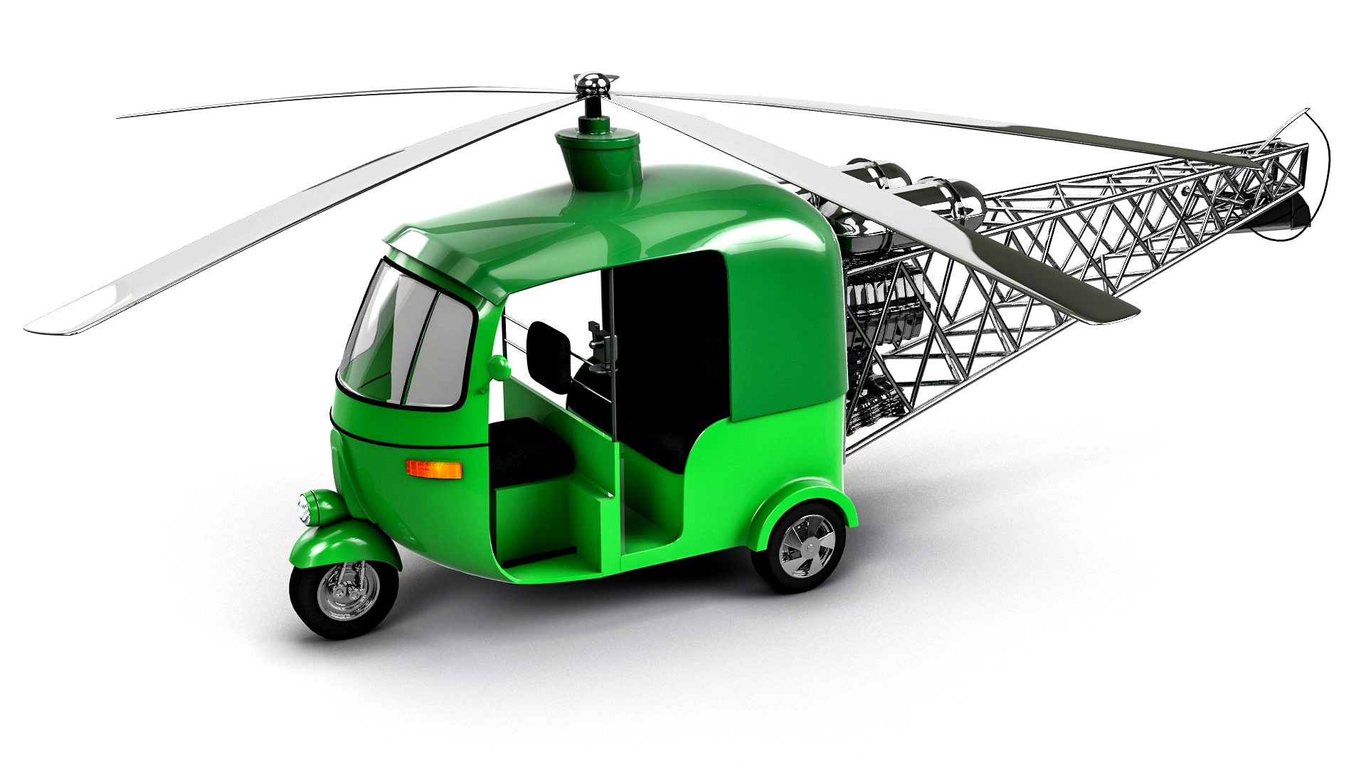 Autorickshaw Helicopter