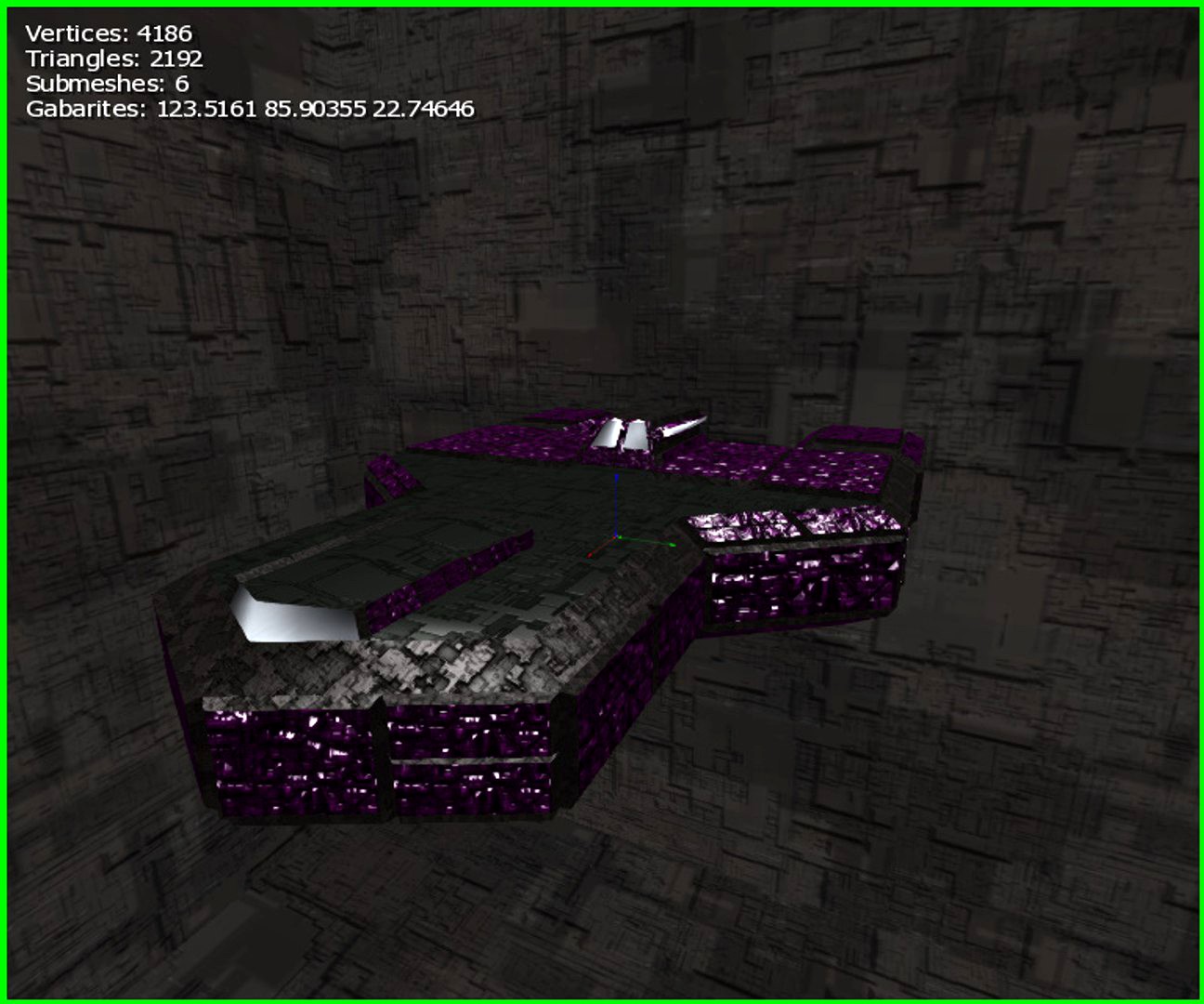 3D Sci-fi Spaceship1 NH