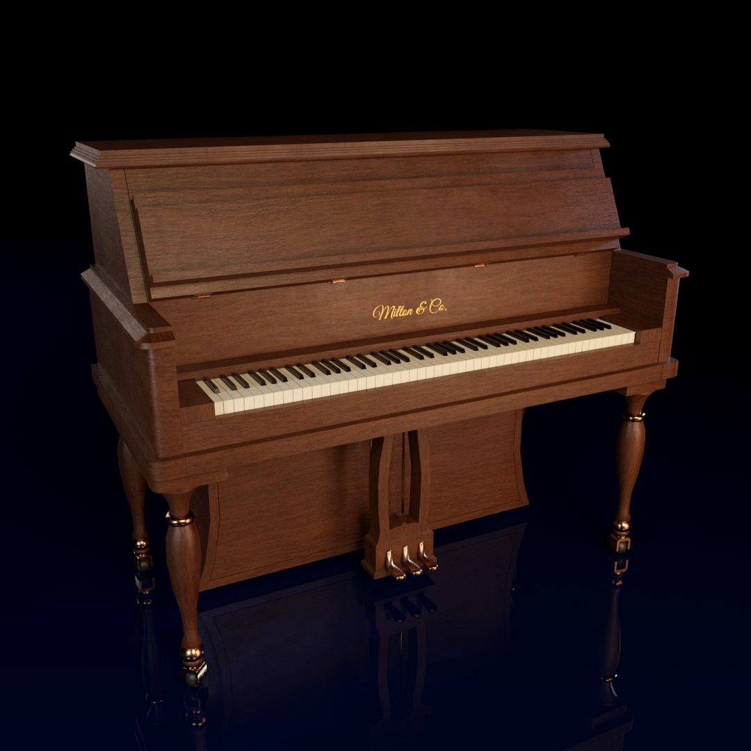 Upright piano