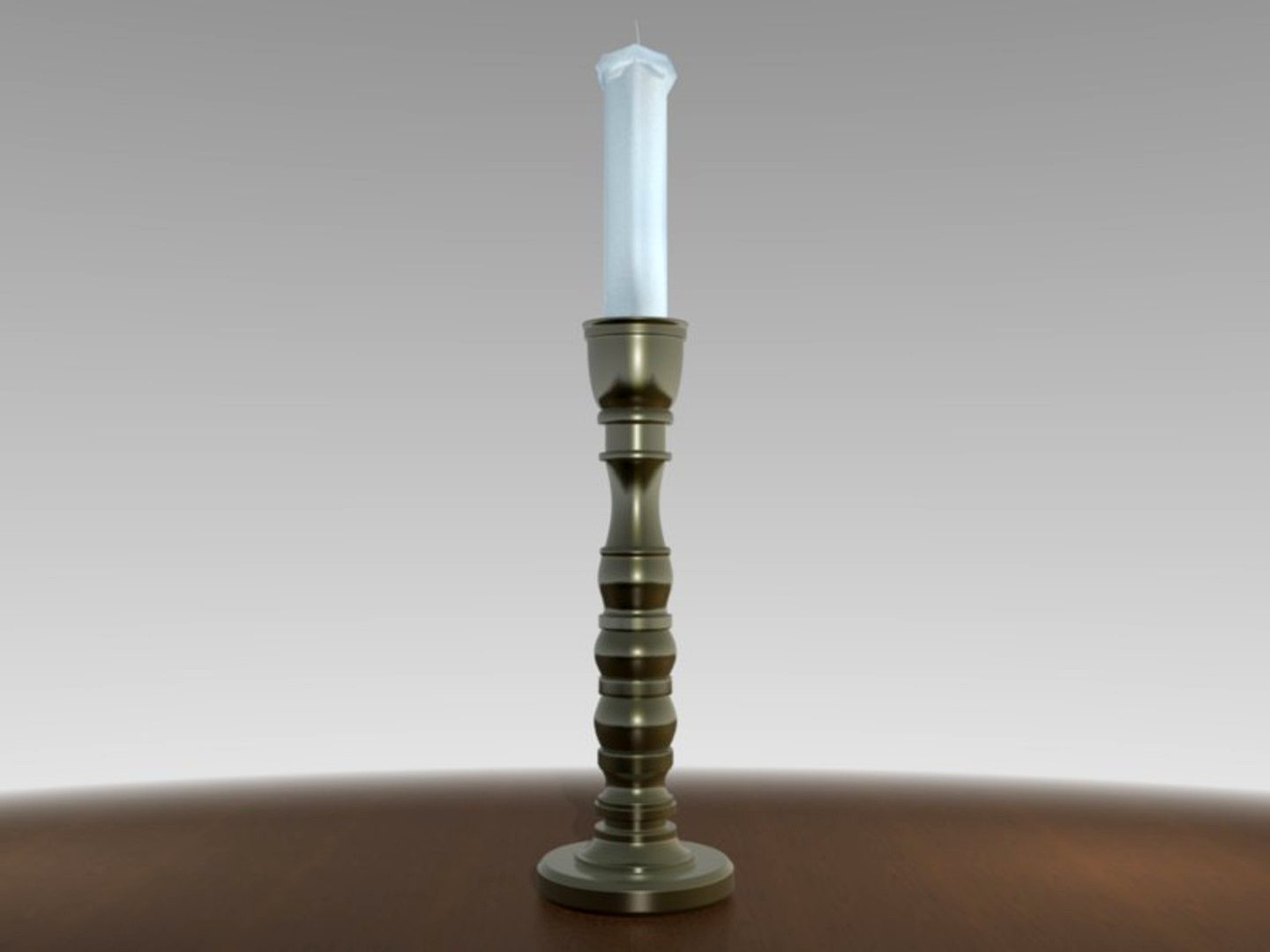 Candle w/ candlestick