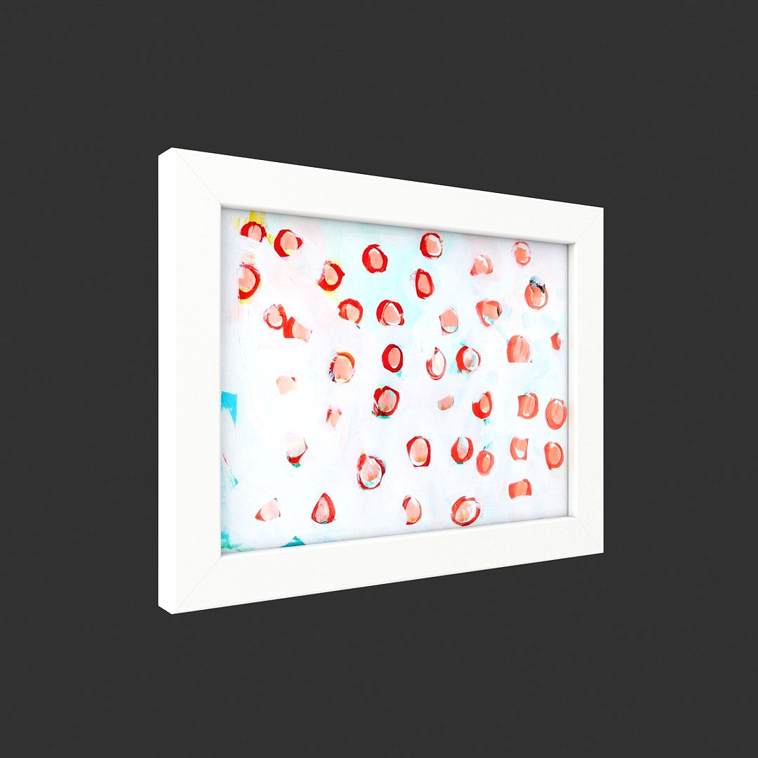 Crate and Barrel - Poppies Framed Wall Art