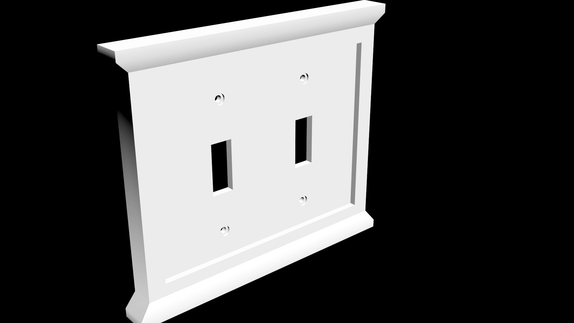 Double Switch Outlet Cover