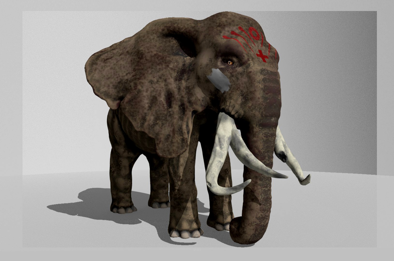 angry elephant