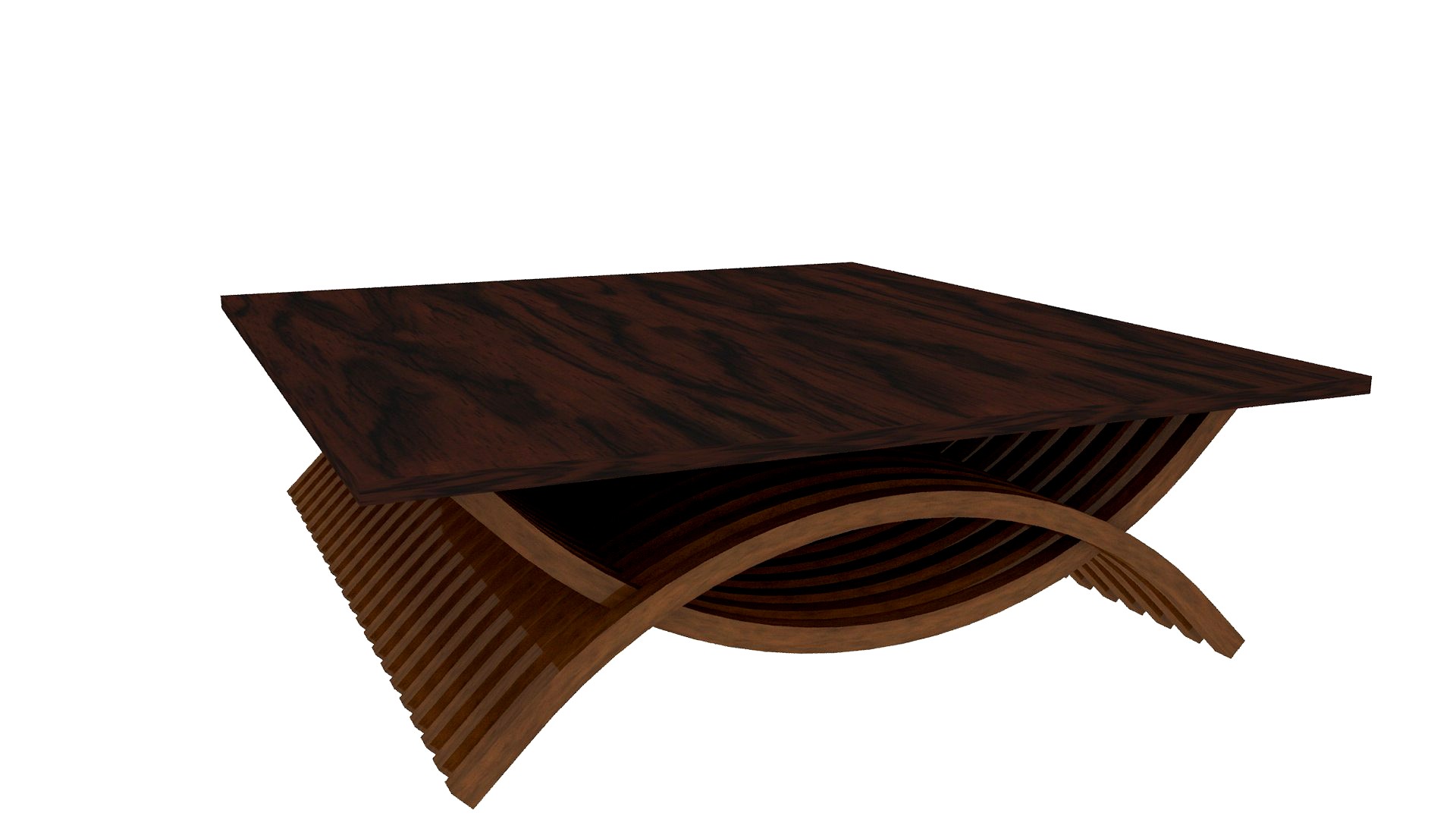 Wooden table 3D model