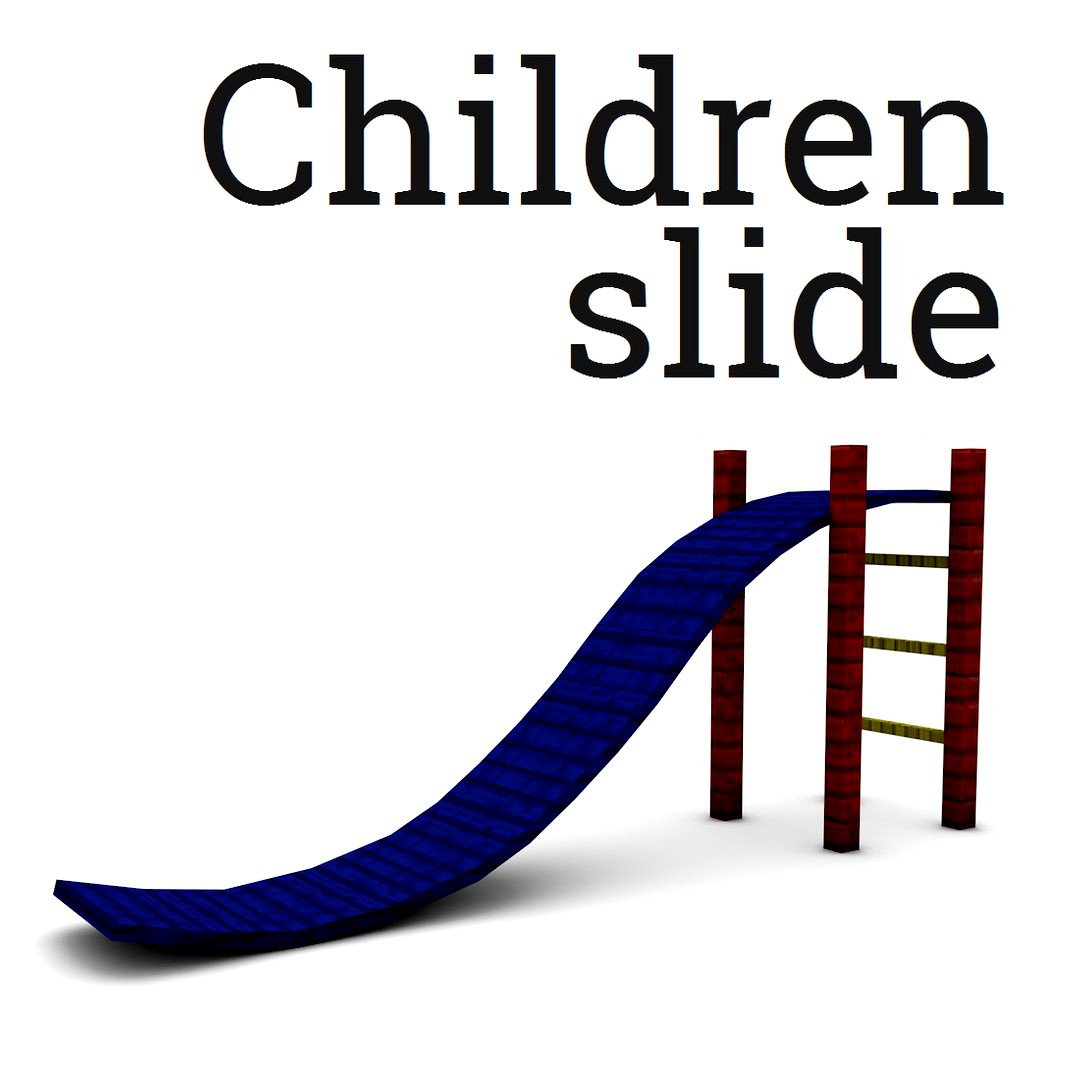 Children slide