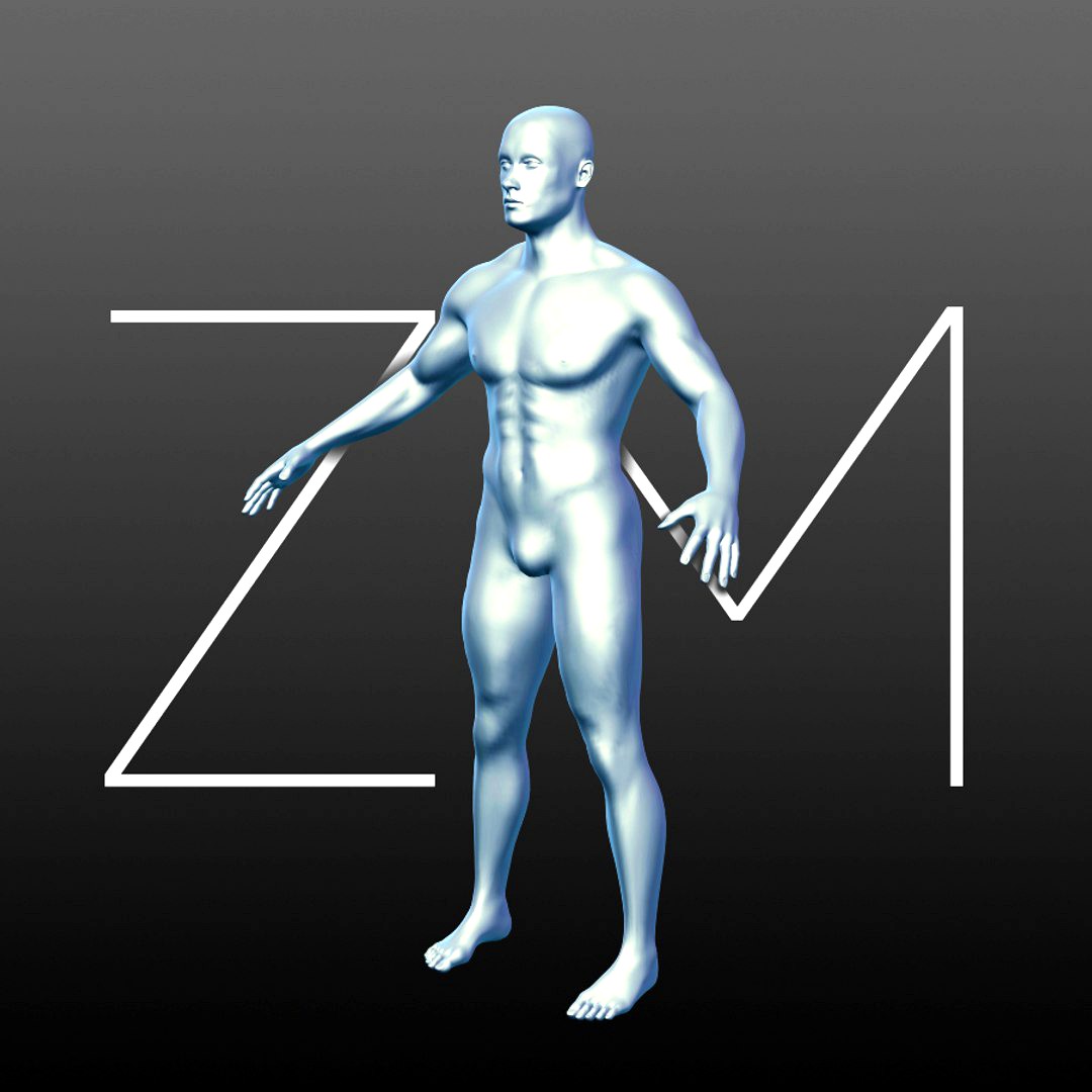David Vines | Realistic Male Body - High Polygon Mesh