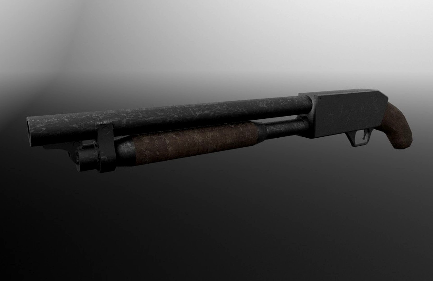 Pump Action Shotgun