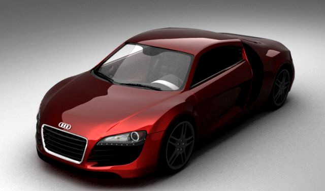 Audi R8 3D Model